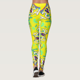Skapa ditt eget vackra blommönster Clothing Leggings