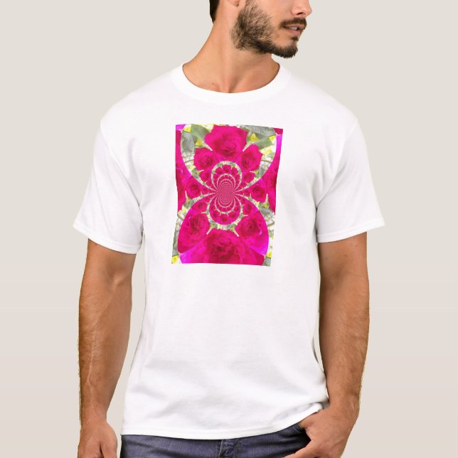 Skapa ditt eget vackra Fantastisk Röd ros.jpg T-shirt (Framsida)