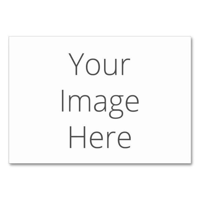 Skapa ditt eget Vågrät 3,5 x 5-tumsskåp Bordsnummer (Framsidan)