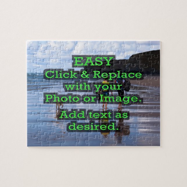 Skapa ditt eget Vågrät genom att klicka lätt Pussel (Horisontell)