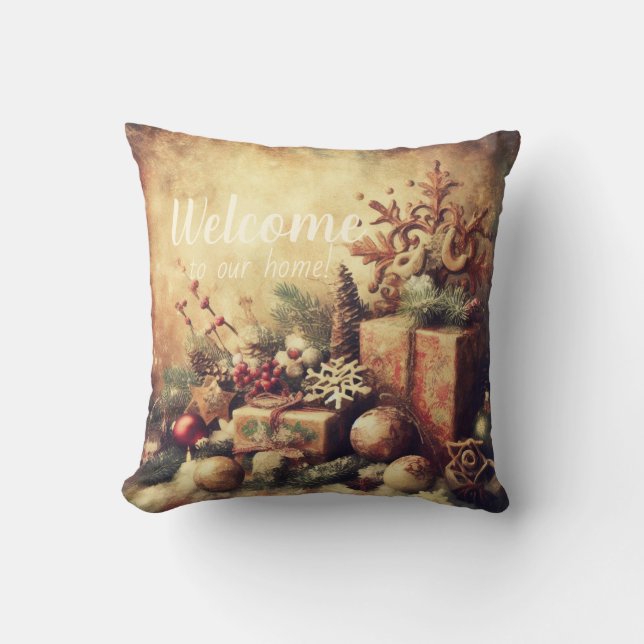 Skapa ditt eget varma Julklapp Kudde (Framsida)