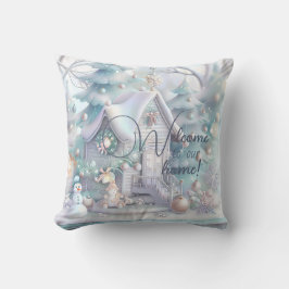 Skapa ditt eget västerland Snö Kudde