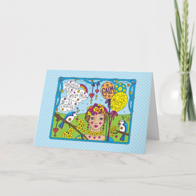 Skapa ditt eget verklighetskort_Greeting Card Kort (Framsida)