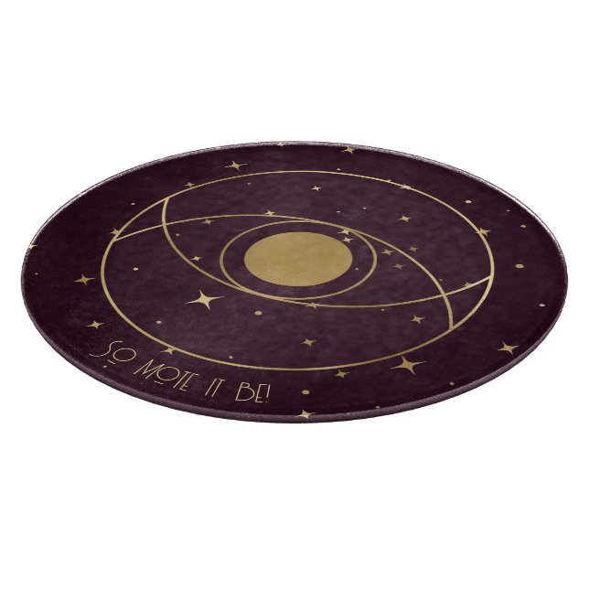 Skapa ditt eget Vin & Guld Celestial Magic Öga (Hörn)