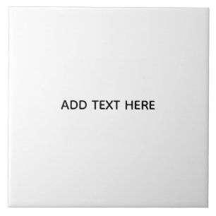 Skapa Ditt Eget Vita Kakelplatta