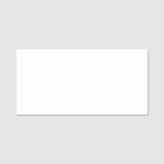 Skapa ditt eget vita klassiska Namn bricka Namnbricka (Framsida)