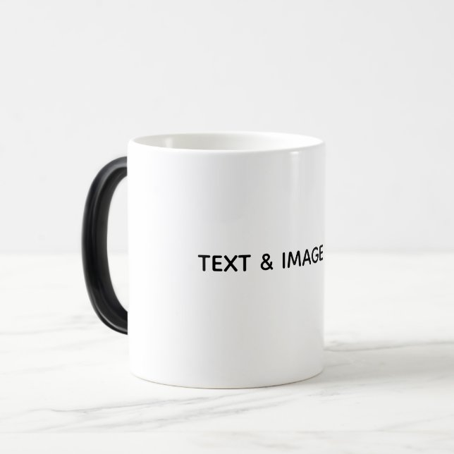 Skapa Ditt Eget Vita Magisk Mugg (Framsida vänster)