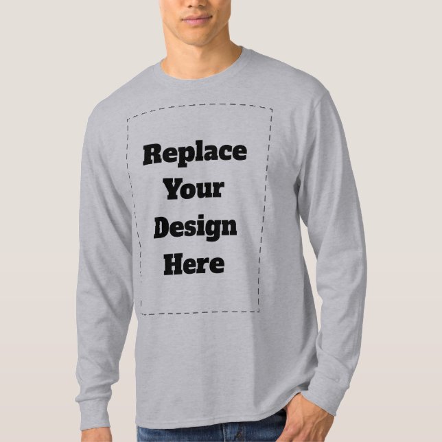 Skapa Ditt Eget Vita T Shirt (Framsida)