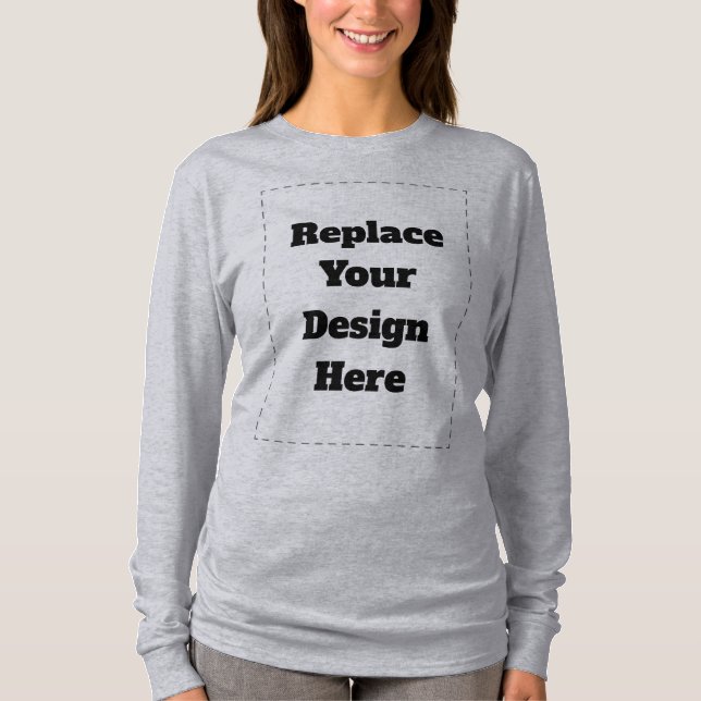 Skapa Ditt Eget Vita T Shirt (Framsida)