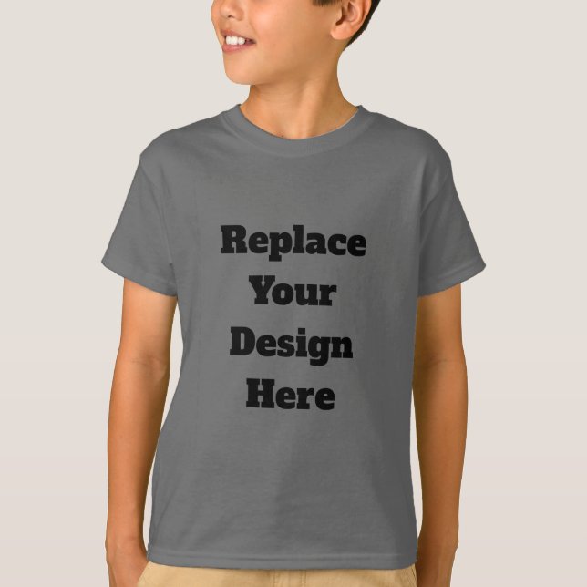 Skapa Ditt Eget Vita T Shirt (Framsida)