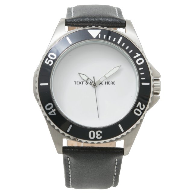 Skapa Ditt Eget vitt Armbandsur (Framsida)