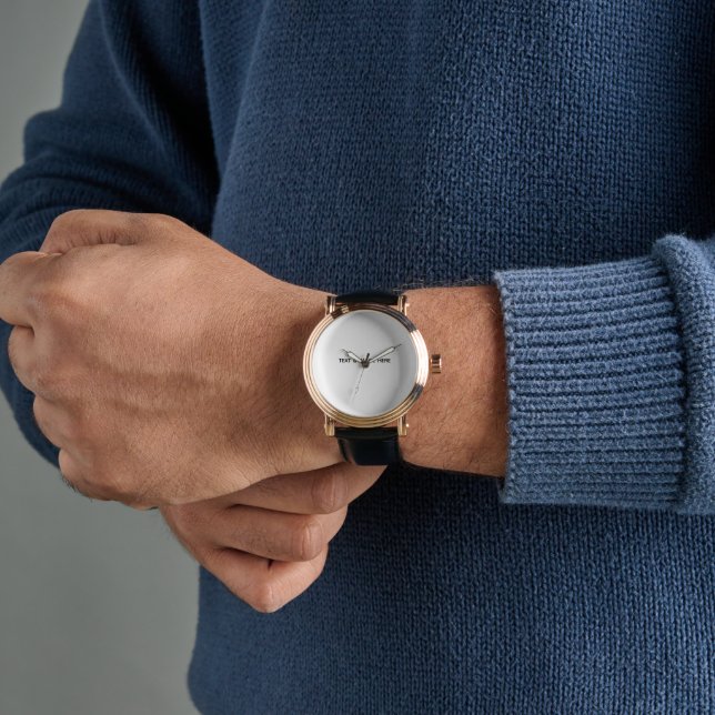 Skapa Ditt Eget Vitt Armbandsur (Handled)