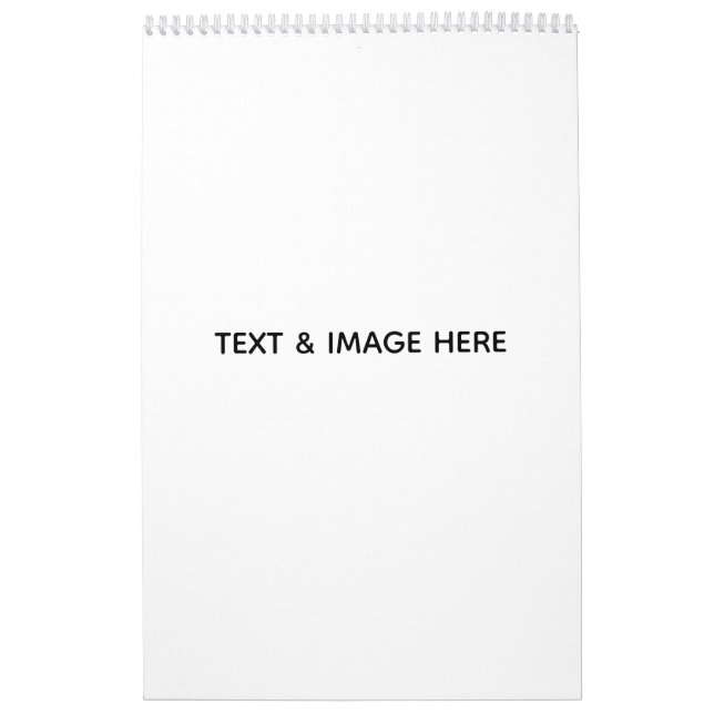 Skapa Ditt Eget vitt Kalender (Omslag)