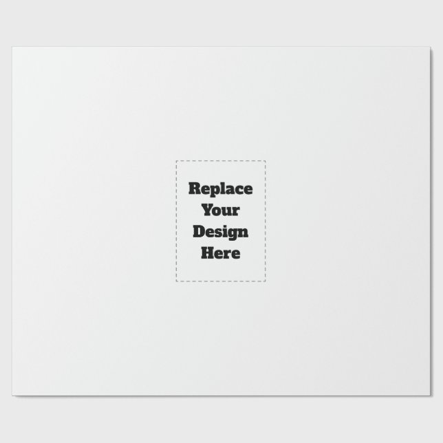 Skapa Ditt Eget vitt  Presentpapper (Platt)