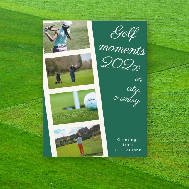 Skapa ditt eget vykort för golfsemester (Skapare uppladdad)