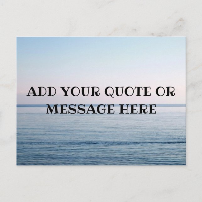 Skapa ditt eget vykort för sjölandskap (Framsida)