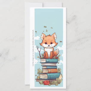 Skapa ditt eget Wiley Red Fox bokmärke kort