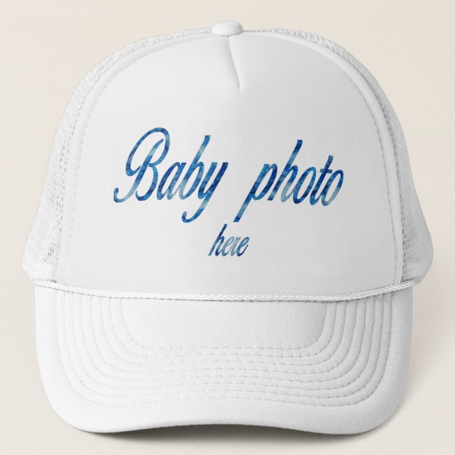 SKAPA DITT EGNA BABYFOTO TRUCKERKEPS (Framsida)