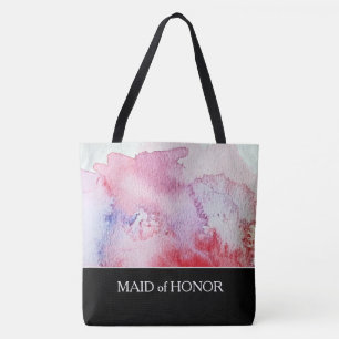 Skapa ditt egna handpainted vattenfärgbröllop tygkasse