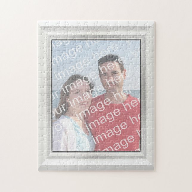 Skapa ditt egna inramade fotopussel (Vertikal)