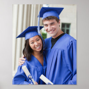 Skapa ditt egna inramade studentenfoto poster