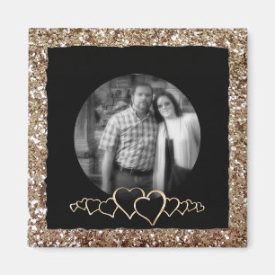 Skapa ditt egna Instagram DIY fotoglitter Magnet