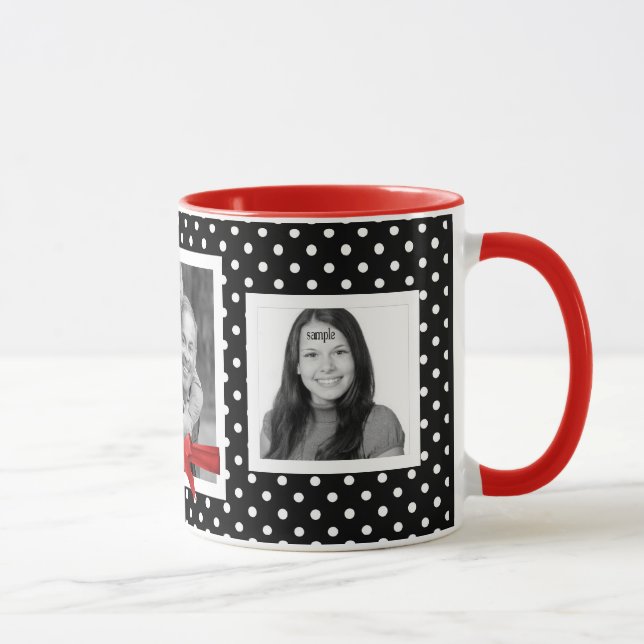 Skapa ditt egna Instagram familjfoto Mugg (Höger)