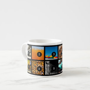 Skapa ditt egna mini- fotoalbum med 12 bilder! espressomugg
