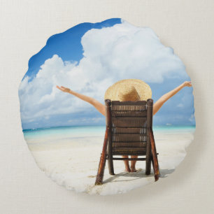 Skapa ditt egna rundafoto kudder rund kudde