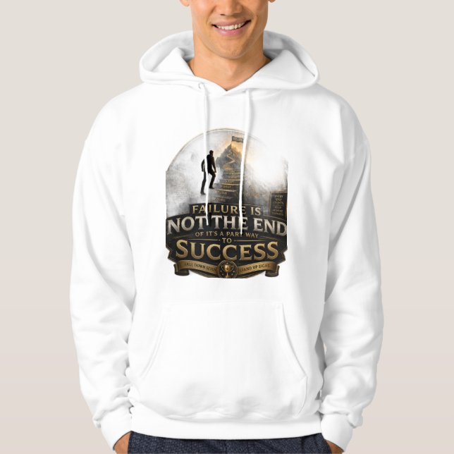 skapa ditt framtidspositiva sinnelag hoodie (Framsida)
