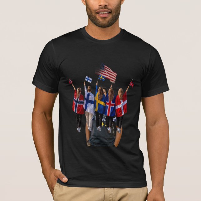 skapa ditt framtidspositiva sinnelag t shirt (Framsida)