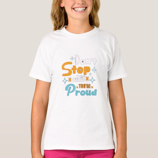 skapa ditt framtidspositiva sinnelag t shirt (Framsida)