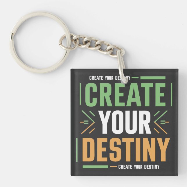 Skapa ditt öde | hazem Alex-nyckelkedjor (Framsidan)