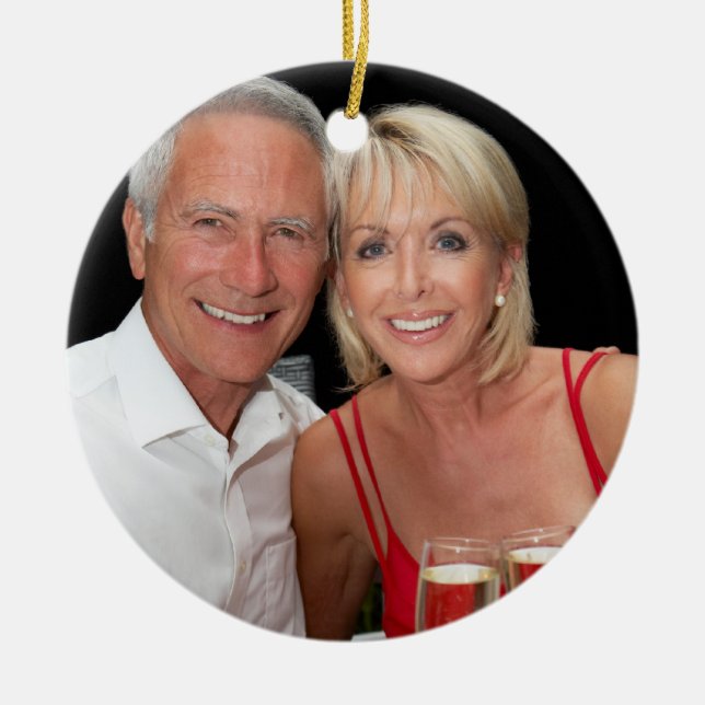 Skapa ditt prydnadsföremål julgransprydnad keramik (Framsidan)