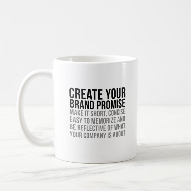 Skapa ditt varumärke kaffemugg (Vänster)