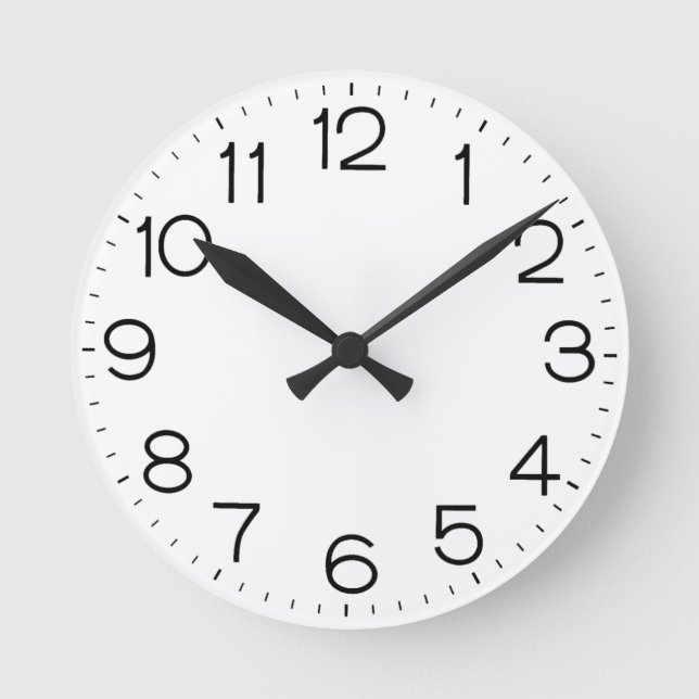 Skapa egen anpassning av 8-tums vägglås rund klocka (Framsida)