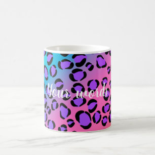 Skapa egen färgstark leopard magisk mugg