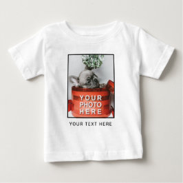 Skapa egen foto- och Anpassningsbar-text T Shirt