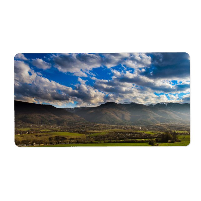 Skapa egen fotofraktsetikett, mall fraktsedel (Framsidan)