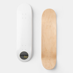 SKAPA EGEN LOGOTYP MARKNADSFÖRING PROMOTION WHITE MINI SKATEBOARD BRÄDA 18,5 CM