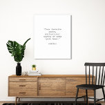 Skapa egen offert canvastryck<br><div class="desc">Skapa egen anpassningsbar-offertväggskonst på arbetsytan. Har minimalistisk typewriter-typografi.</div>
