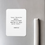 Skapa egen offert magnet<br><div class="desc">Skapa en egen anpassningsbar-offertmagnet. Har minimalistisk skrivmaskin-typografi.</div>