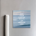 Skapa egen offert magnet<br><div class="desc">Skapa en egen anpassningsbar-offertmagnet. Anpassa denna magnet med modern minimalistisk typografi och havets vinkara landskap.</div>