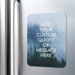 Skapa egen offert magnet<br><div class="desc">Skapa en egen anpassningsbar-offertmagnet. Anpassa denna magnet med modern minimalistisk typografi och skogsskövling.</div>