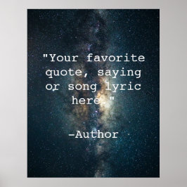 Skapa egen offert poster