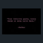 Skapa egen offert poster<br><div class="desc">Skapa din egen anpassningsbar-offert poster väggkonst. Funktioner för minimalistisk skrivmaskin-typografi.</div>