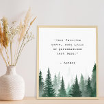 Skapa egen offert poster<br><div class="desc">Skapa din egen anpassningsbar-offert poster väggkonst. Med minimalistisk skrivstil och skogskaraktär.</div>