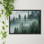 Skapa egen offert poster<br><div class="desc">Skapa din egen anpassningsbar-offert poster väggkonst. Med minimal skrivmaskin- och skogsbakgrund.</div>