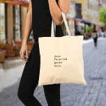 Skapa egen offert tygkasse<br><div class="desc">Skapa din egen anpassningsbar-offert till. Har minimalistisk skrivmaskin-typografi.</div>