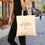 Skapa egen offert tygkasse<br><div class="desc">Skapa din egen anpassningsbar-offert till. Har minimalistisk skrivmaskin-typografi.</div>